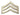 SGT Chevrons, 2 Posts & Clutch Backs, Pairs, Regular-1" Wide